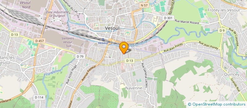 localisation de l'entreprise SAS DESHAYES à VESOUL