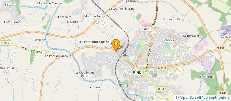 localisation de l'entreprise SAS DESMOULIN à PEYRAT-DE-BELLAC