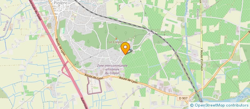 localisation de l'entreprise SAS DESTOCK MOTO à PIOLENC