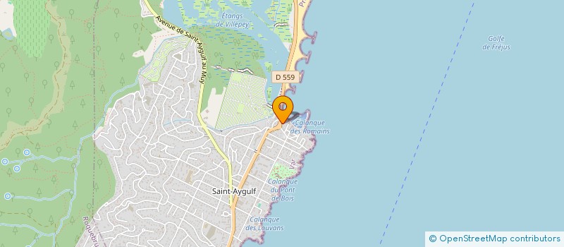 localisation de l'entreprise SAS DEUTCH SAINT AYGULF à FREJUS