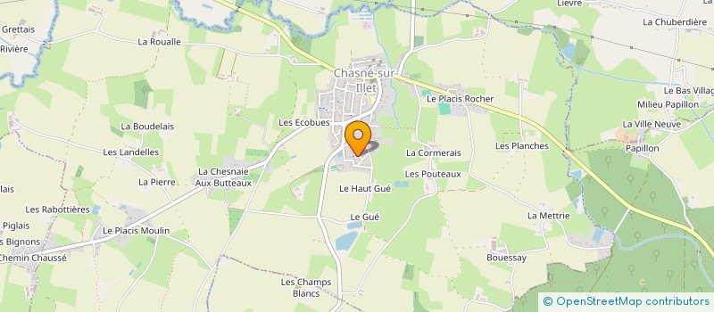 localisation de l'entreprise SAS DEUX FRERES  CHASNE-SUR-ILLET