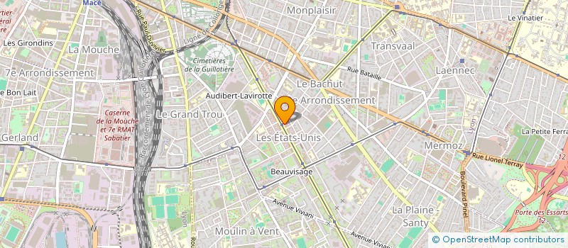 localisation de l'entreprise SAS DEUX-M  LYON