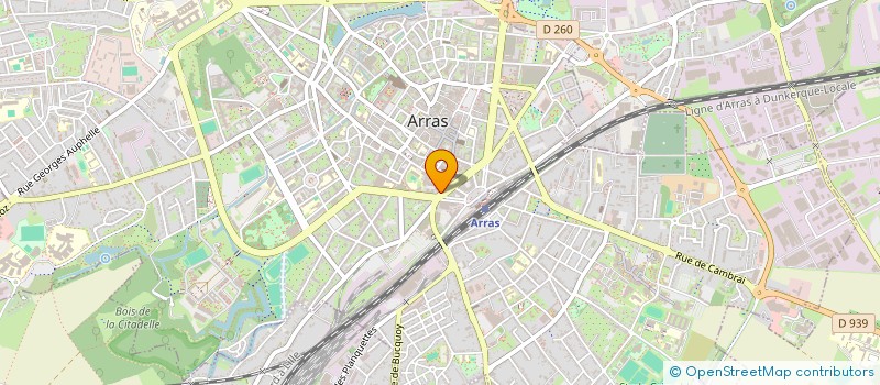 localisation de l'entreprise SAS DEVATYS à ARRAS