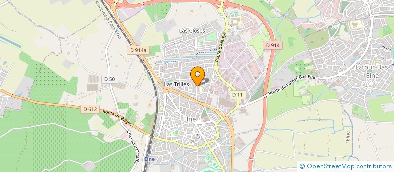 localisation de l'entreprise SAS DF CONCEPT à ELNE