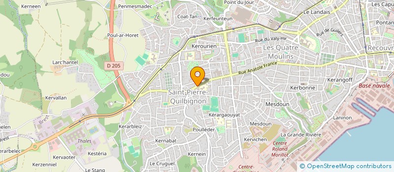 localisation de l'entreprise SAS DGLC BREST à BREST