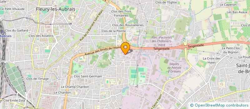 localisation de l'entreprise SAS DGR à ORLEANS