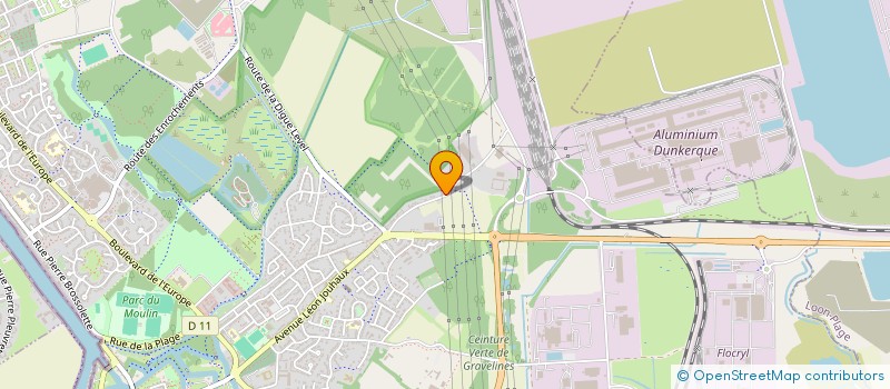 localisation de l'entreprise SAS DI SANTE à GRAVELINES