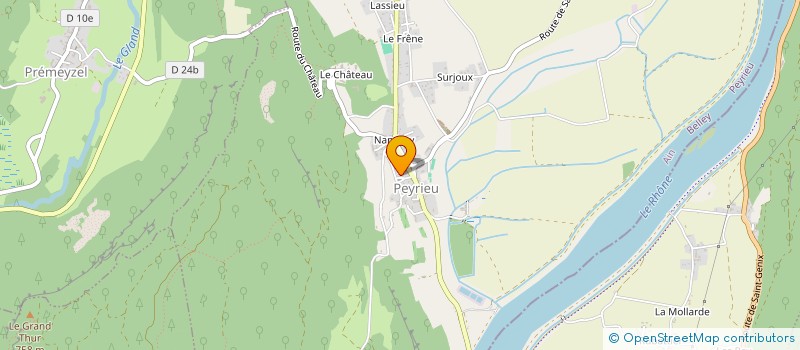 localisation de l'entreprise SAS DI2D à PEYRIEU
