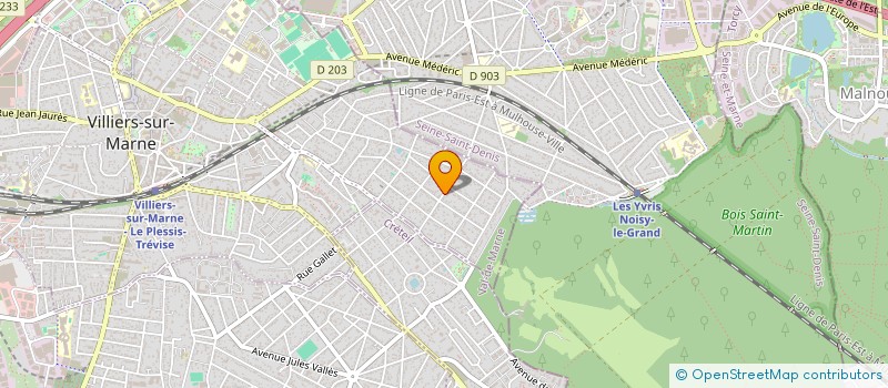 localisation de l'entreprise SAS DIA à VILLIERS-SUR-MARNE