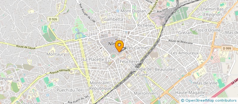 localisation de l'entreprise SAS DIAMANT COIFFURE  NIMES