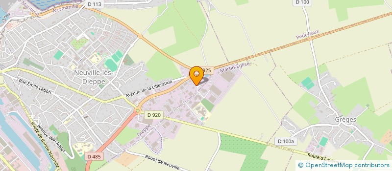 localisation de l'entreprise SAS DIAMANT FERMETURES  DIEPPE