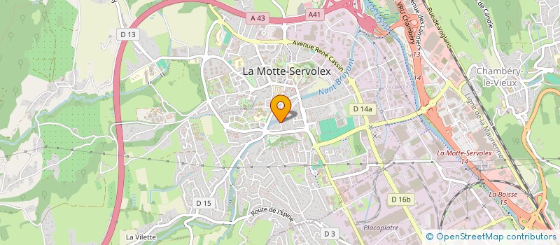localisation de l'entreprise SAS DIAMAT  LA MOTTE-SERVOLEX