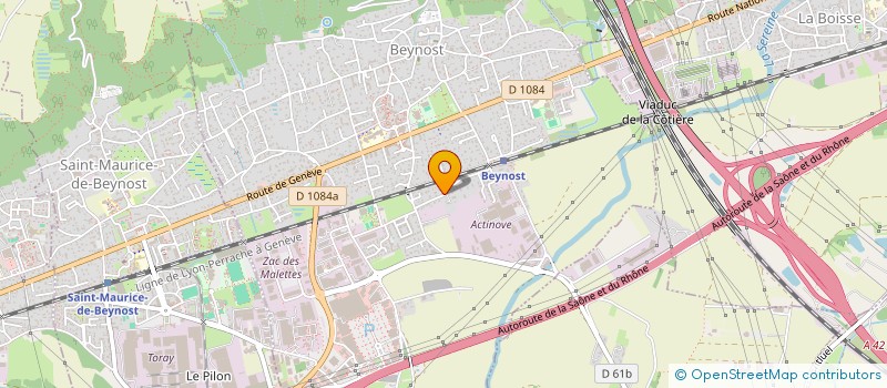 localisation de l'entreprise SAS DIAZ  BEYNOST