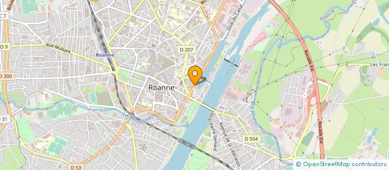 localisation de l'entreprise SAS DIMITRI VIAL  ROANNE