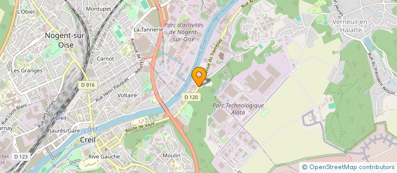 localisation de l'entreprise SAS DIOP BROTHERS  CREIL