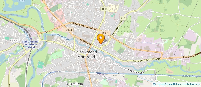 localisation de l'entreprise SAS DIOS ASSOCIES  SAINT-AMAND-MONTROND