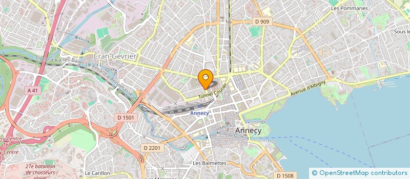 localisation de l'entreprise SAS DIPS à ANNECY