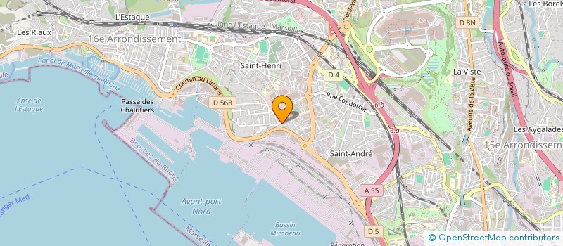 localisation de l'entreprise SAS DJIMIZA  MARSEILLE