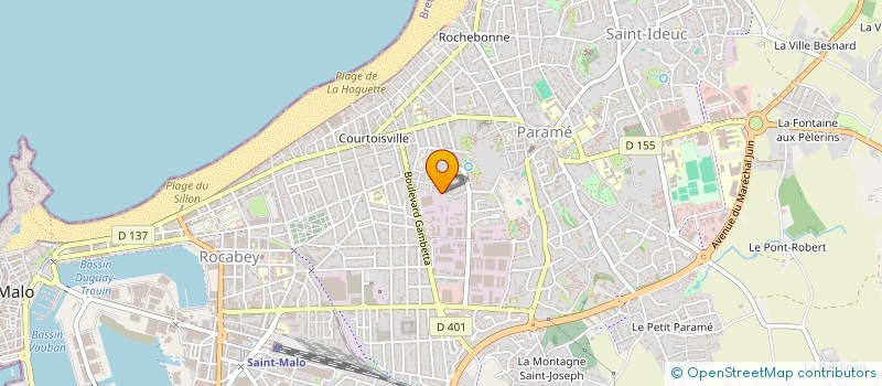 localisation de l'entreprise SAS DJINN  SAINT-MALO