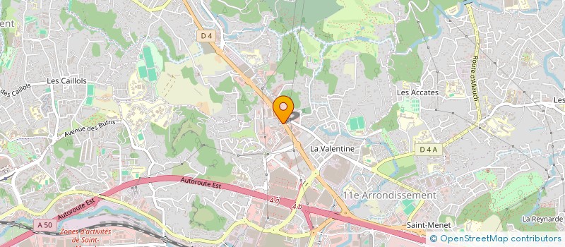 localisation de l'entreprise SAS DL VALENTINE à MARSEILLE