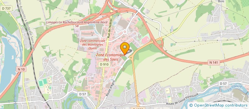 localisation de l'entreprise SAS DLK1  CHAMPNIERS