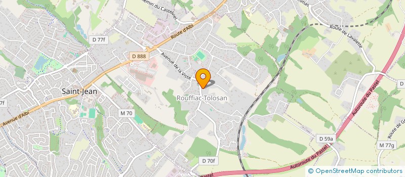 localisation de l'entreprise SAS DMP INVEST  ROUFFIAC-TOLOSAN