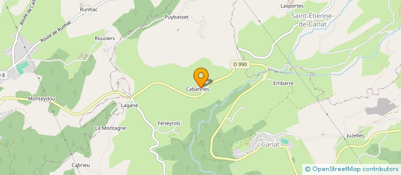 localisation de l'entreprise SAS DMS ENERGIE à CARLAT