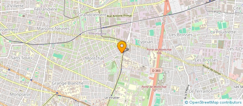 localisation de l'entreprise SAS DOCTEUR FRANC  LYON