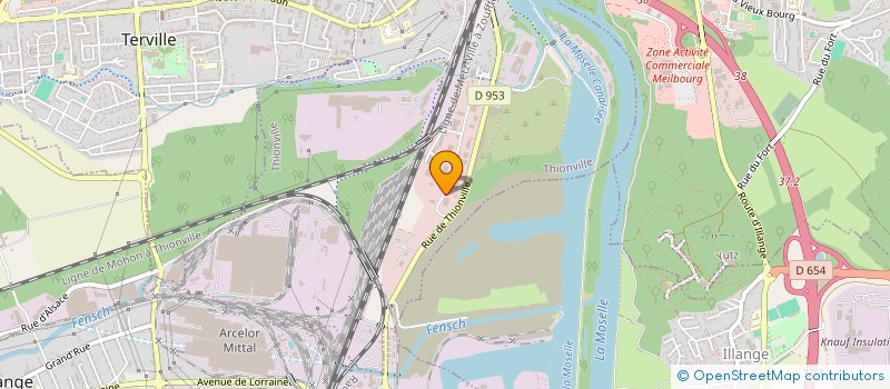 localisation de l'entreprise SAS DOLMEN INVEST  THIONVILLE