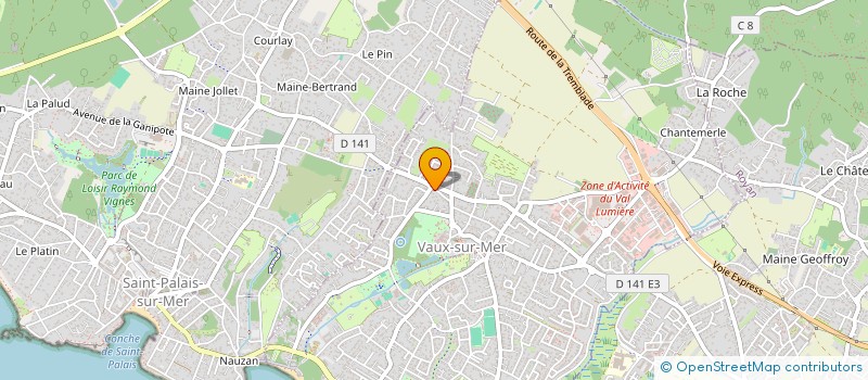 localisation de l'entreprise SAS'DOM - SOLU'DOM (BY RESEAU NRGIE GROUP)  VAUX-SUR-MER