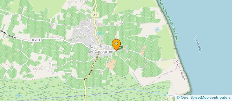 localisation de l'entreprise SAS DOMAINE ANDRON  SAINT-SEURIN-DE-CADOURNE