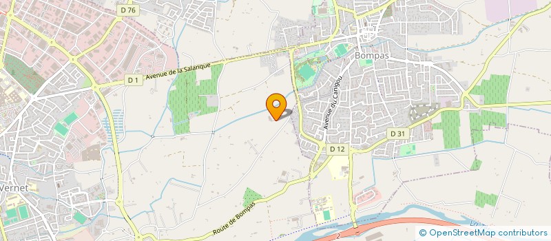 localisation de l'entreprise SAS DOMAINE CUADRAT  PERPIGNAN