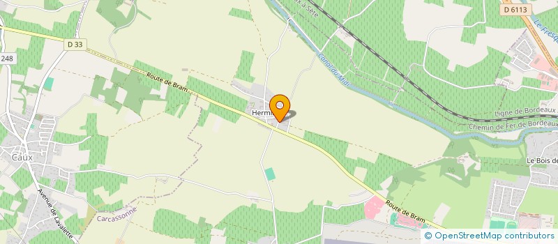 localisation de l'entreprise SAS DOMAINE D'HERMINIS à CARCASSONNE