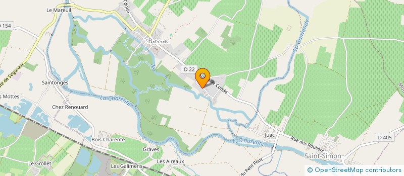 localisation de l'entreprise SAS DOMAINE DE FREYSSINET  BASSAC