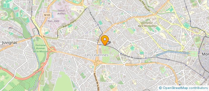 localisation de l'entreprise SAS DOMAINE DE LA PISCINE à MONTPELLIER