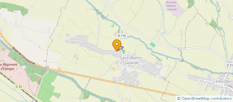 localisation de l'entreprise SAS DOMAINE DE PERIES  LASBORDES