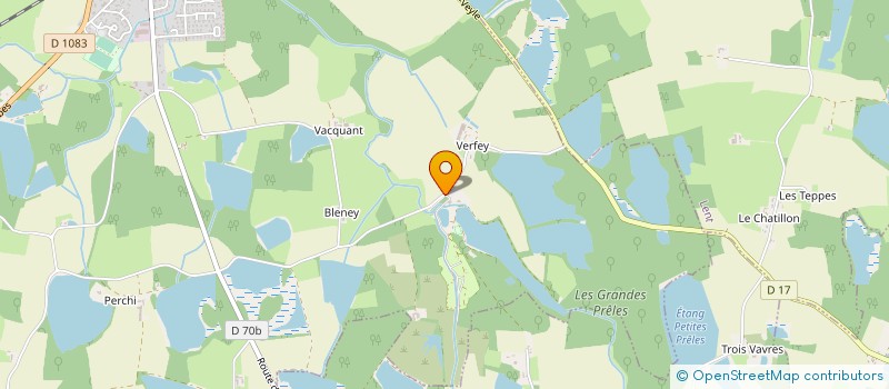 localisation de l'entreprise SAS DOMAINE DES FEUILLES  BAGE-DOMMARTIN