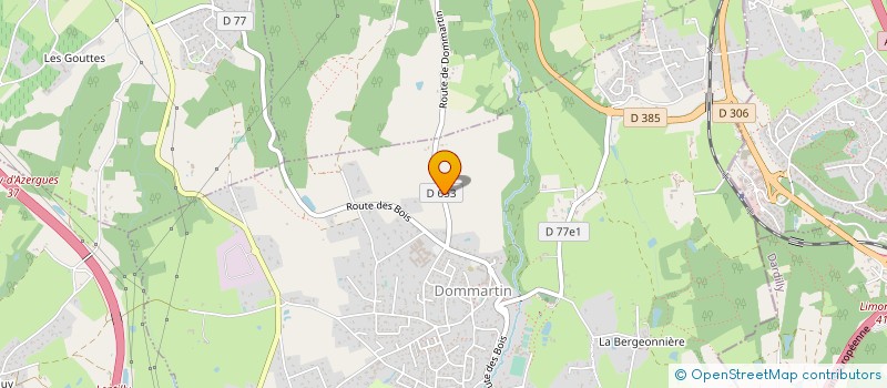 localisation de l'entreprise SAS DOMAINE DU BOIS DU PRINCE  DOMMARTIN