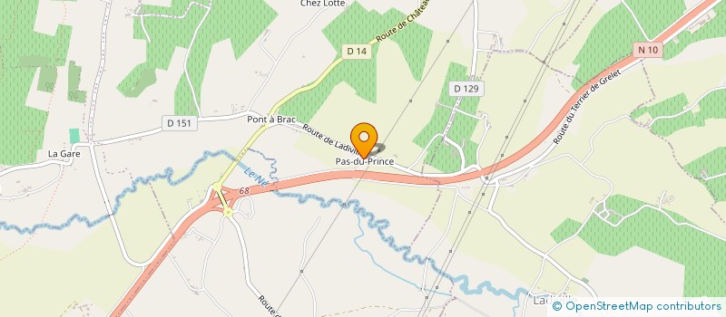localisation de l'entreprise SAS DOMAINE DU BUISSON à BELLEVIGNE