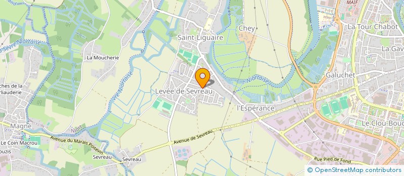 localisation de l'entreprise SAS DOMAINE DU CHANVRE à NIORT
