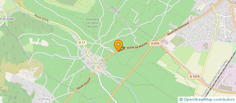 localisation de l'entreprise SAS DOMAINE LEJEUNE à POMMARD