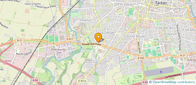 localisation de l'entreprise SAS DOMENI  TARBES