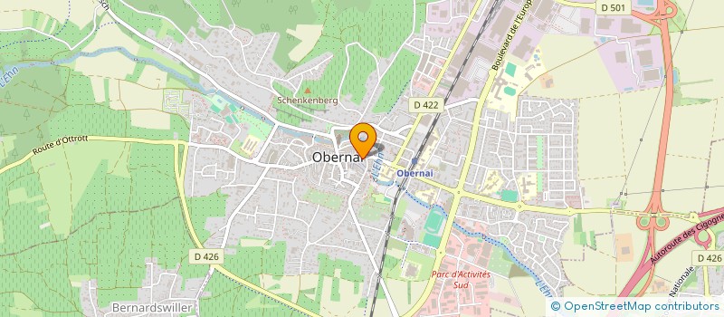 localisation de l'entreprise SAS DON'NELLA à OBERNAI