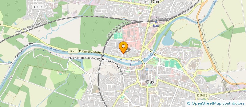 localisation de l'entreprise SAS DONG FANG LI REN  DAX