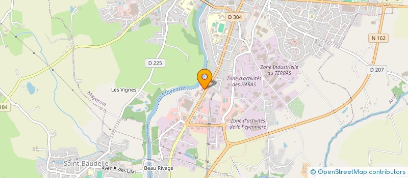 localisation de l'entreprise SAS DORCHA  MAYENNE