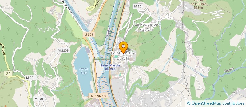 localisation de l'entreprise SAS DOUCEURS SUCREES & SALEES  SAINT-MARTIN-DU-VAR