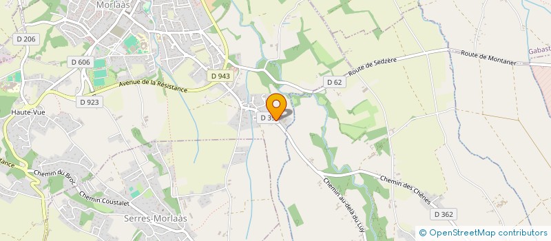 localisation de l'entreprise SAS DOUMENJOU ENERGIES  MORLAAS