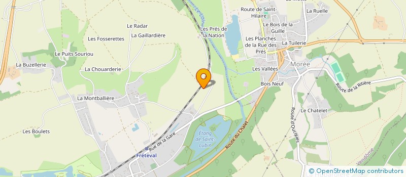 localisation de l'entreprise SAS DRIBOIS à FRETEVAL