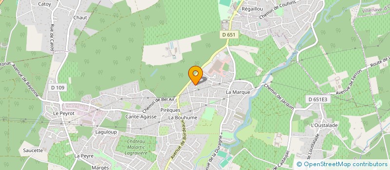 localisation de l'entreprise SAS DRIVO  LEOGNAN