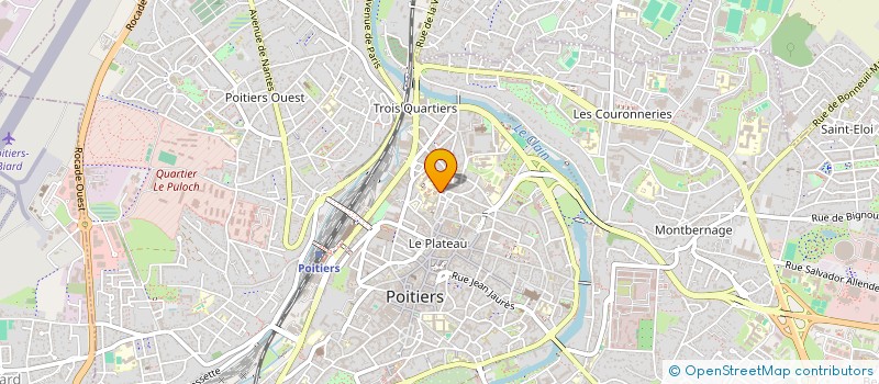 localisation de l'entreprise SAS DS PIERRE  POITIERS